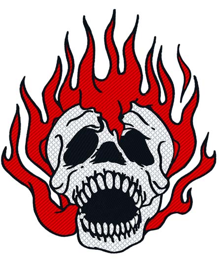 Skull Flaming